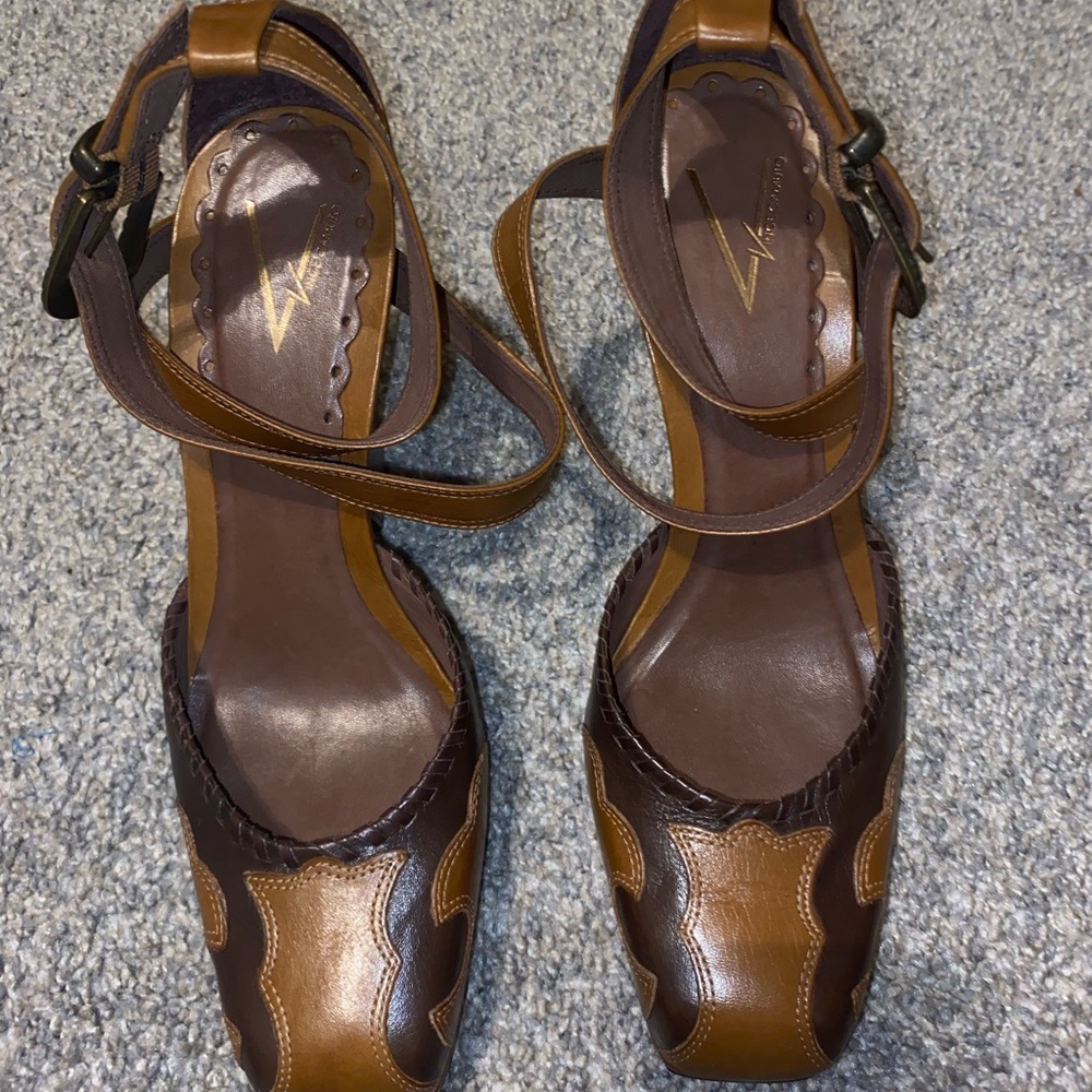 Brown Leather Women's Shoes
